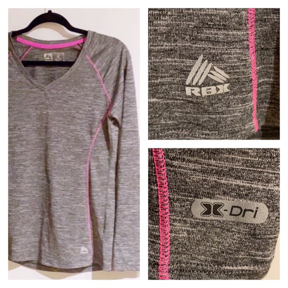 REEBOK Performance Top…Grey & Pink!!! - Picture 2 of 10